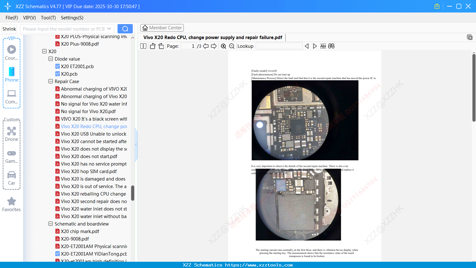 Vivo X20 Redo CPU, Change Power Supply And Repair Failure